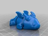 porte-clés 3D Flexi Baby Dragon (gratuit pour une durée limitée) UniQrint-1