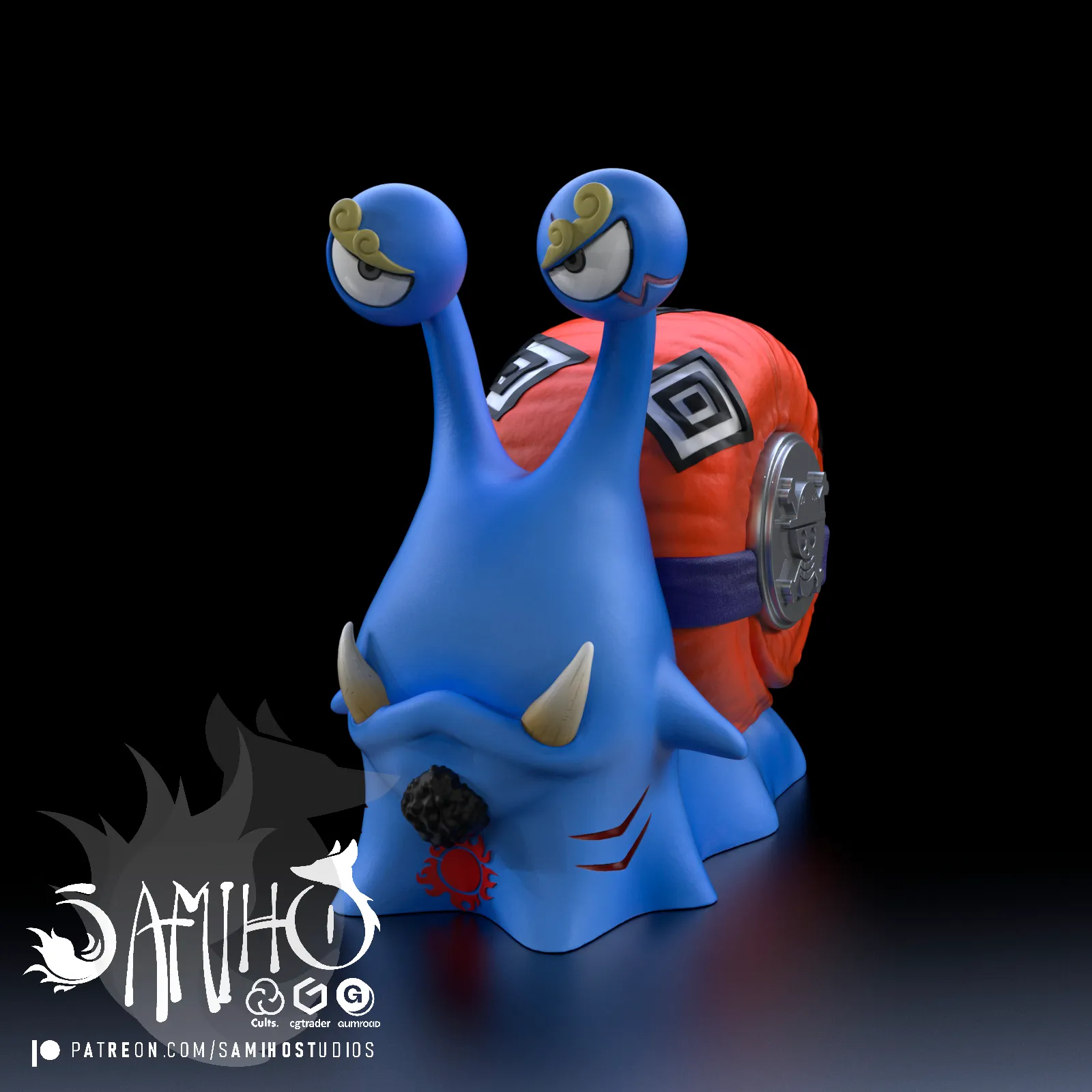 Samiho Studios - Jinbe DenDen Mushi: STLs ready for printing