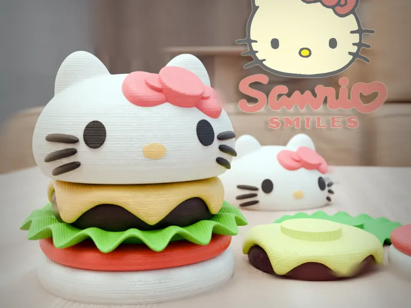 HELLO KITTY BURGUER DISMANTLABLE