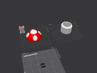 super mushroom container