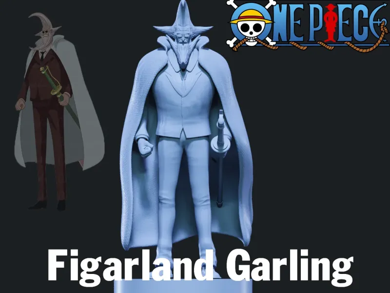 Figarland Garling - Cinco Ancianos - ONE PIECE - IMPRESIÓN 3D