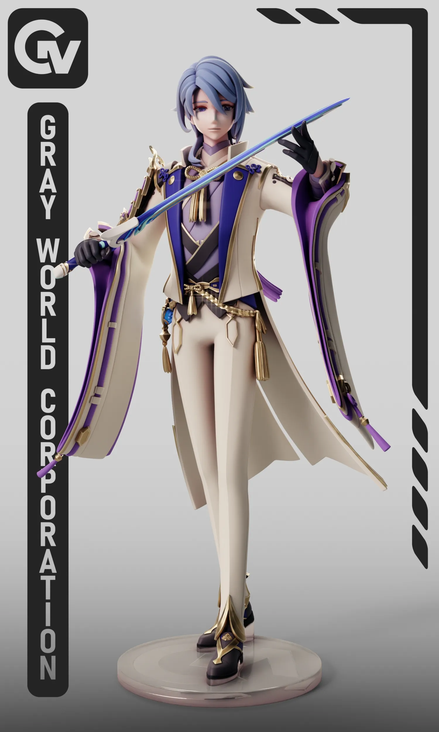 Kamisato Ayato | Genshin Impact | 3D models download