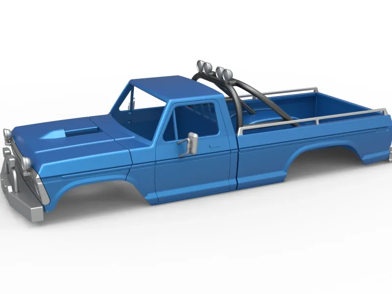 Shell of Vintage Monster Truck Version 1 Scale 1:25
