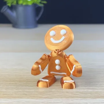 Articulated gingerbread man