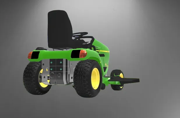 John Deere X540 Rasentraktor STL