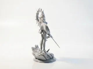 Irelia Blade Goddess Figurine LOL Champion 3D Printable