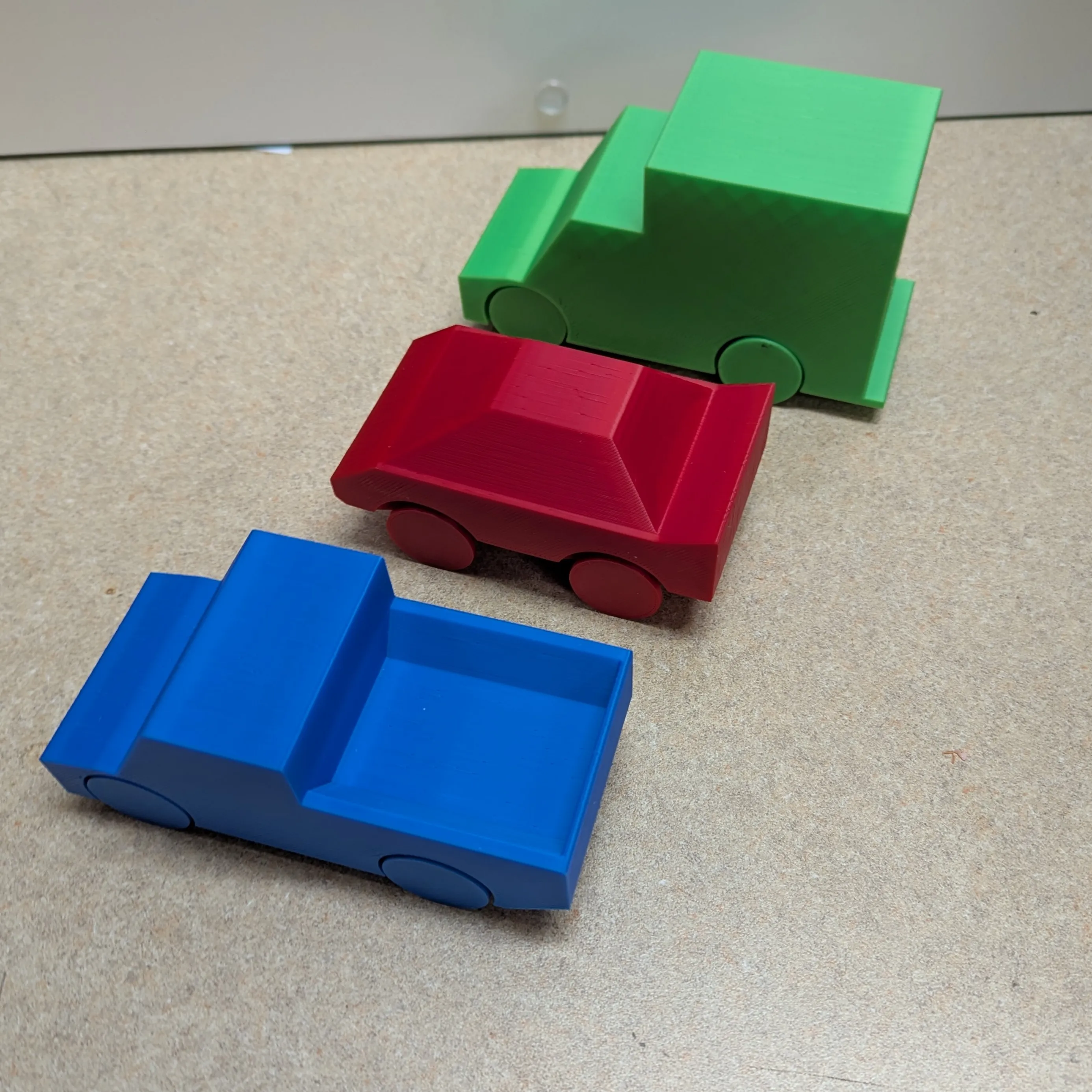 Car, Trucks, and Garage: Print-in-Place