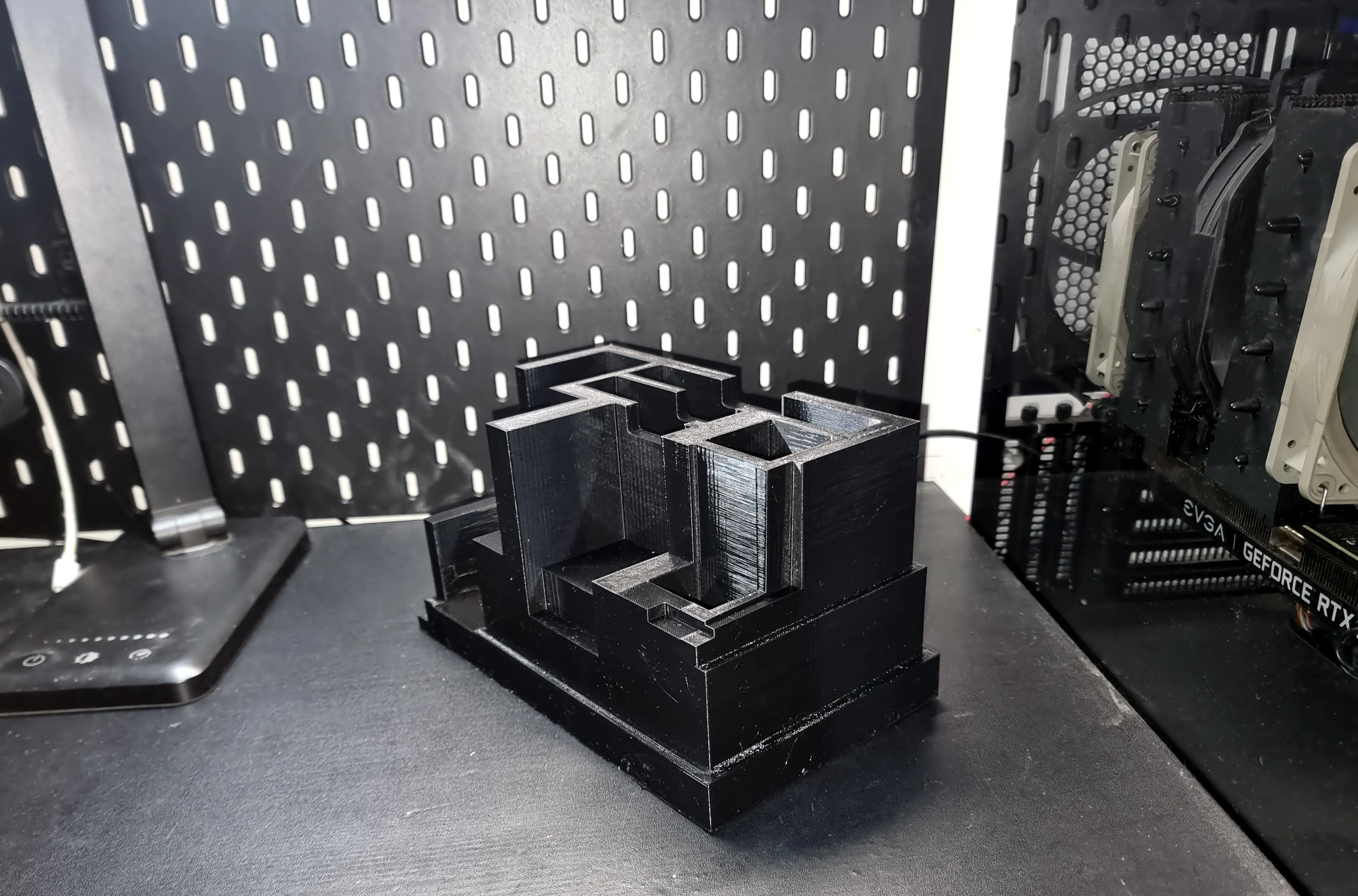 Brutalist Desk Organizer