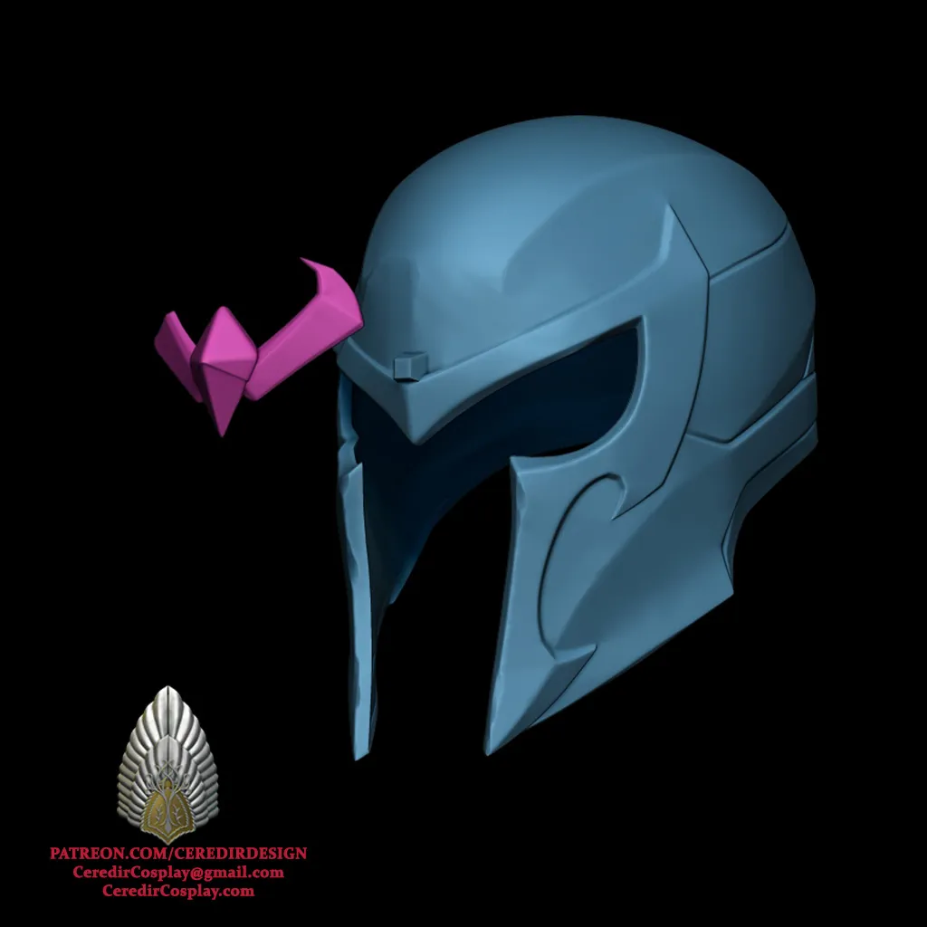 Magneto Marvel Rivals Helmet 3D DIGITAL DOWNLOAD