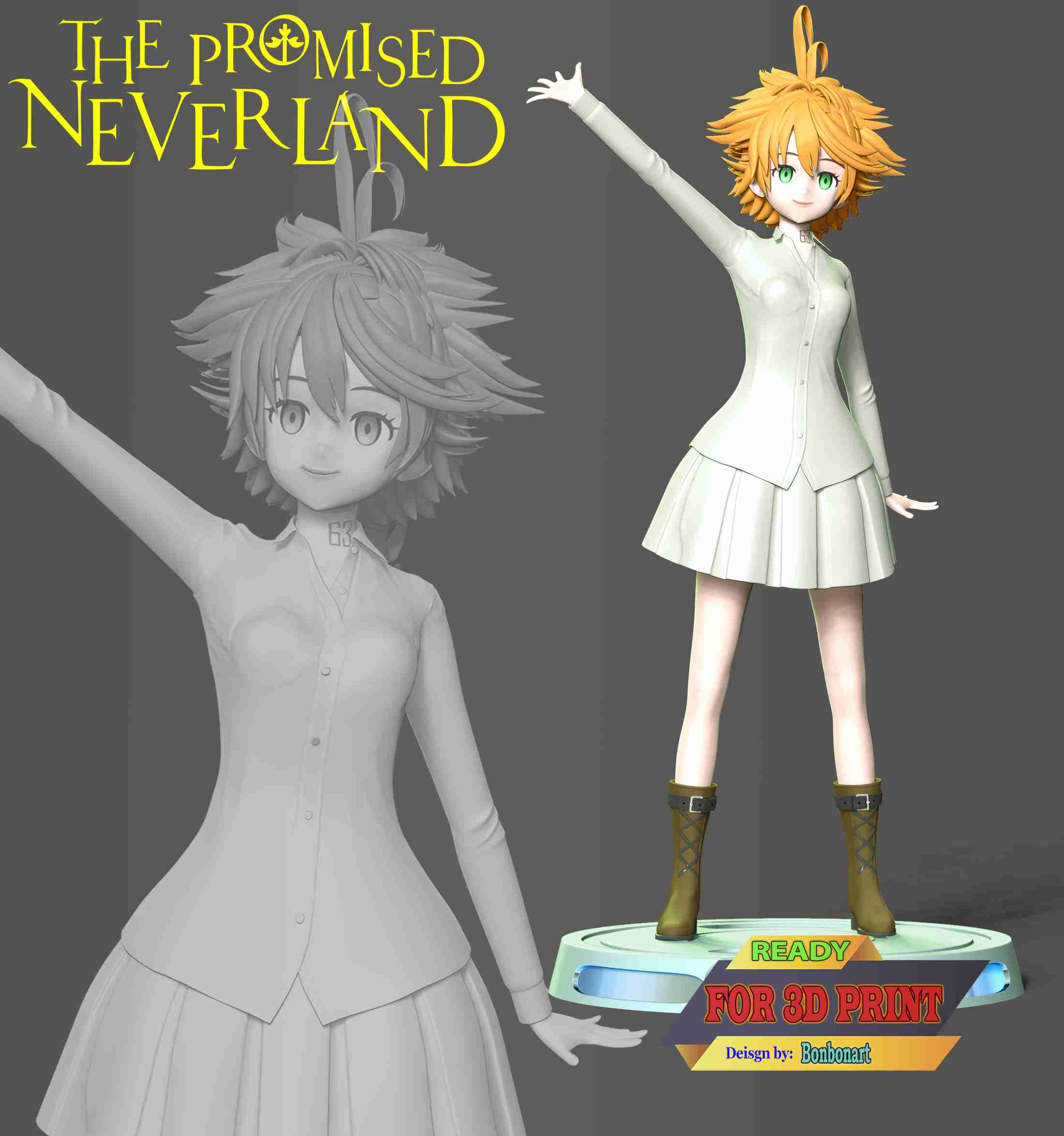 Emma: The promised neverland 3d model