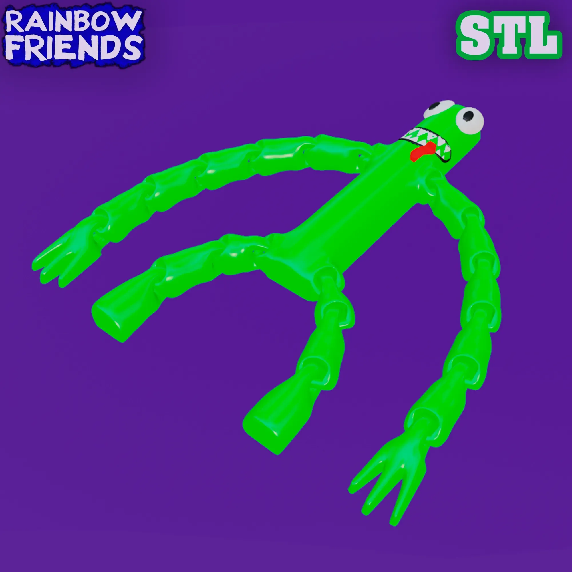 STL file GREEN FROM RAINBOW FRIENDS ROBLOX