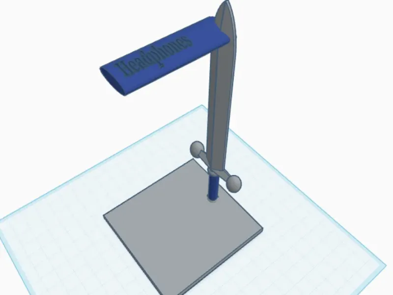 Headphone stand - Sword 1