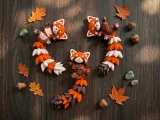 Fluffy Tail Cute Flexi Baby Red Panda - Toy/ Keychain/Magnet-4