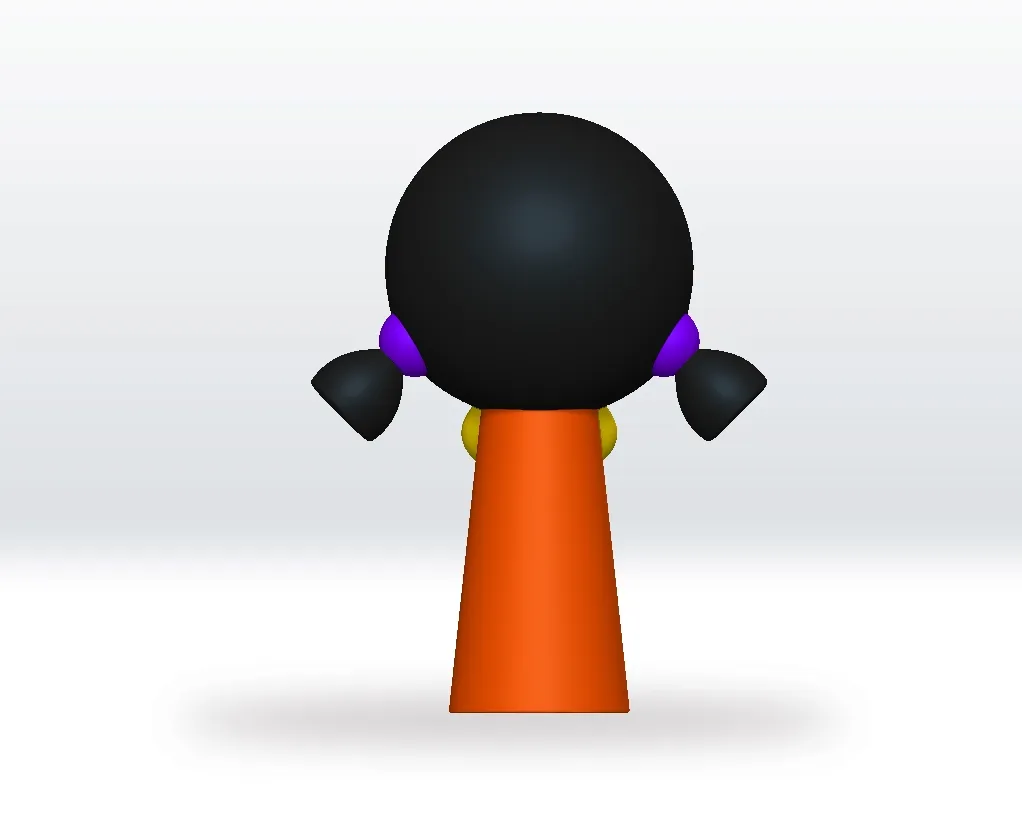 Sprunki doll Squid game STL 3D Character Fanart