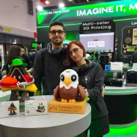 Cute Flexi Eagle (Toy, Keychain) & print-in-parts-2