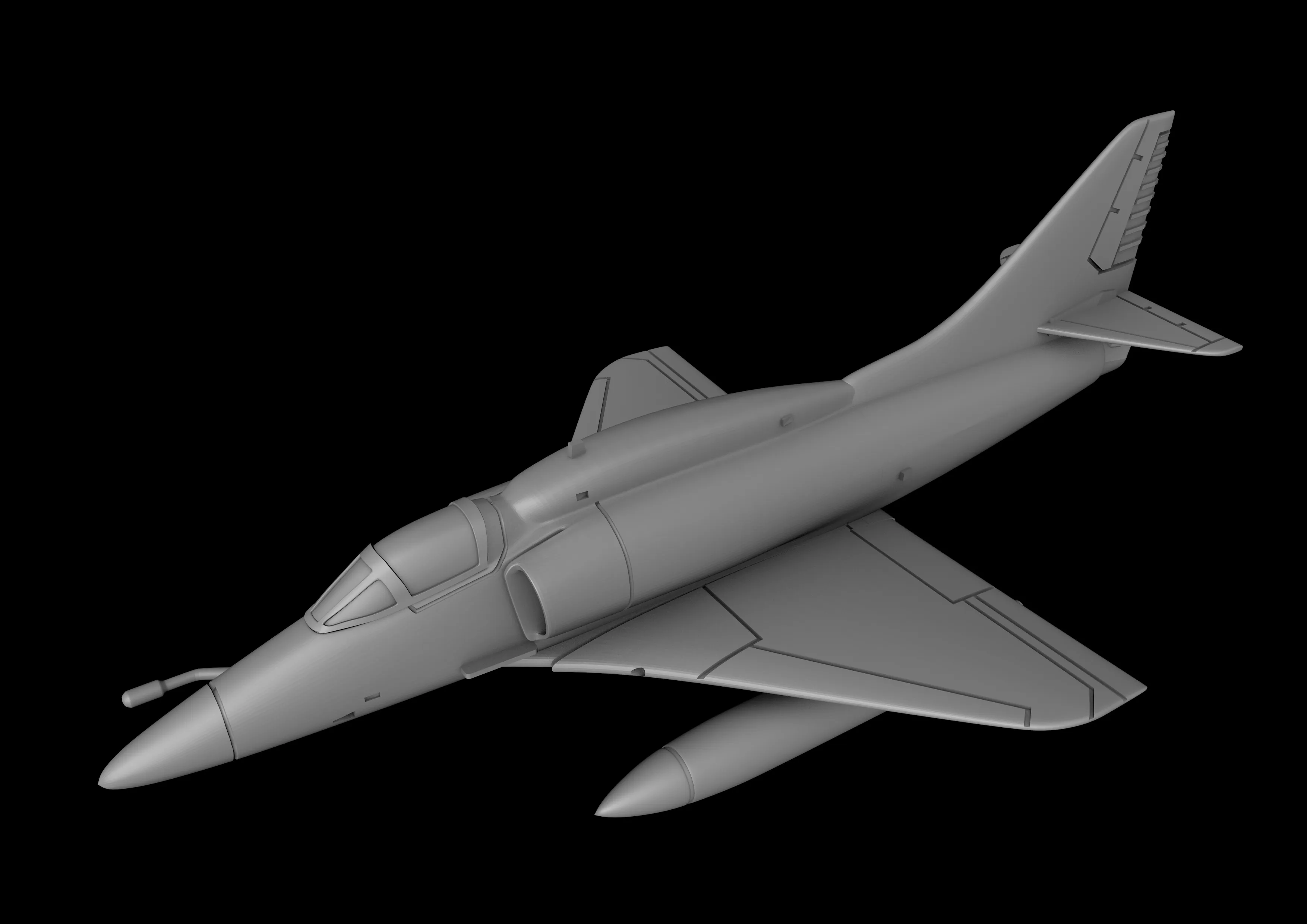 A4e Drones & Aircraft STL indir - A4E Skyhawk Scale 1:72 Printable Stl ...