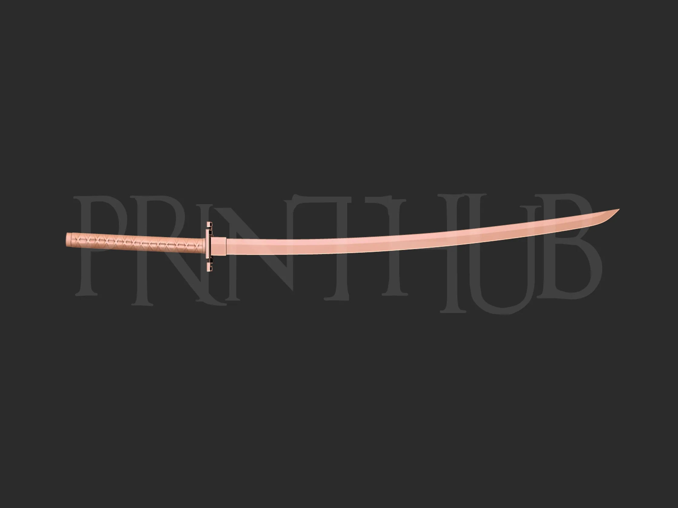bleach ichigo katana modelo de impressão 3d