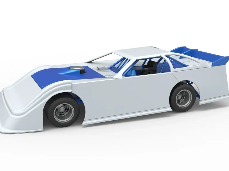 Super Dirt Late model for Pavement Scale 1:25