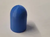 Simple cylindrical container with threaded screw on dome lid-2