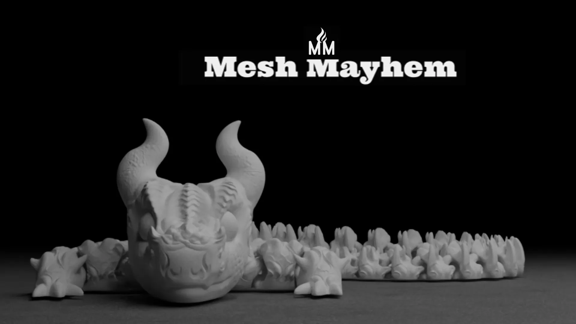 Mesh Mayhem Articulated Dragon