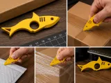 Shark Ring Box Cutter | EDC Utility Knife | 3D Printable-1