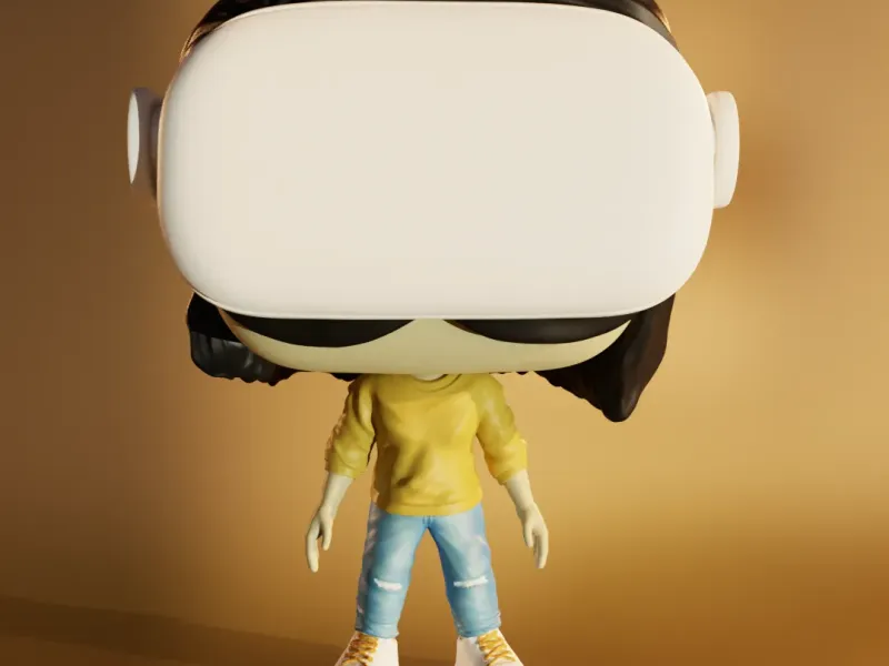 Funko Custom mujer realidad virtual - META
