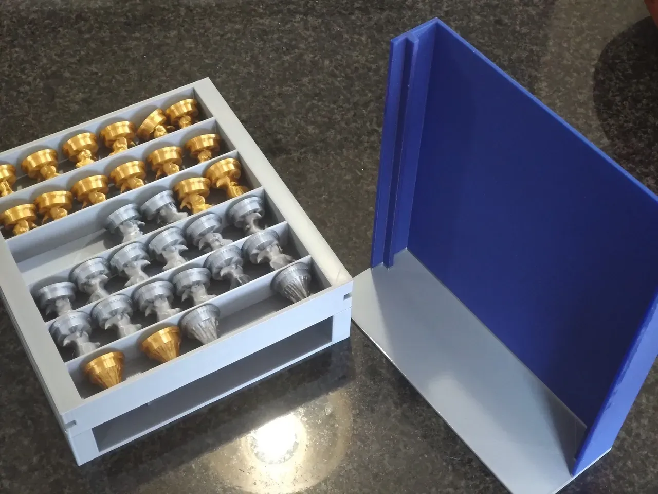 Portable Dinosaur-themed Chess Set