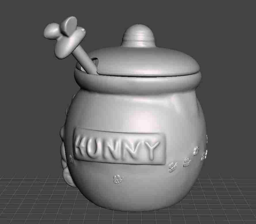 winnie the pooh honey jar 3D models download Creality Cloud