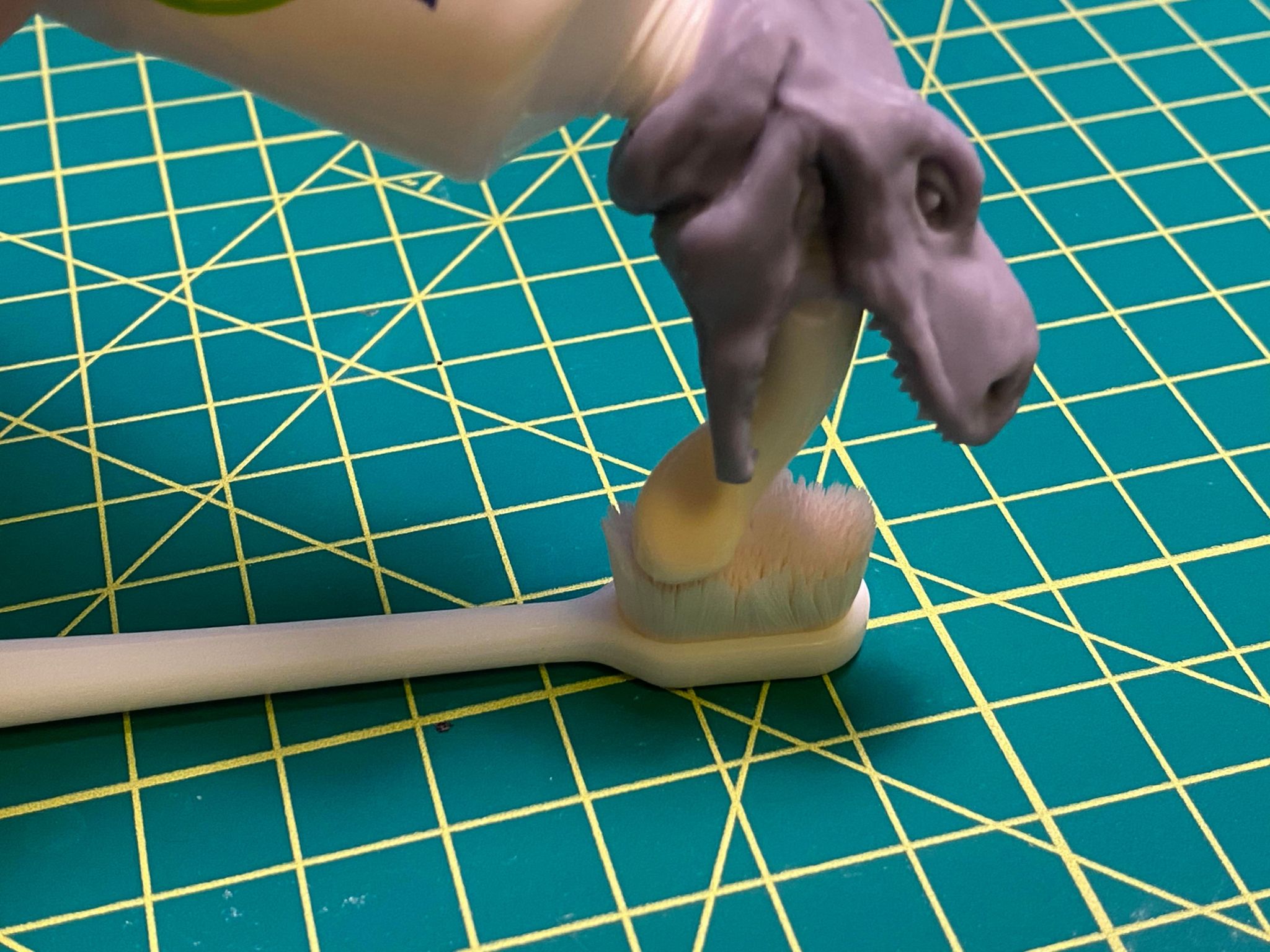 Dinosaur (T-Rex) Toothpaste Topper