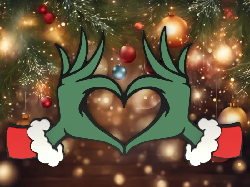 Christmas Hands Heart