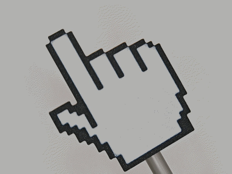 Retro Pixel Hand Pointer for Pen and Pencil-5