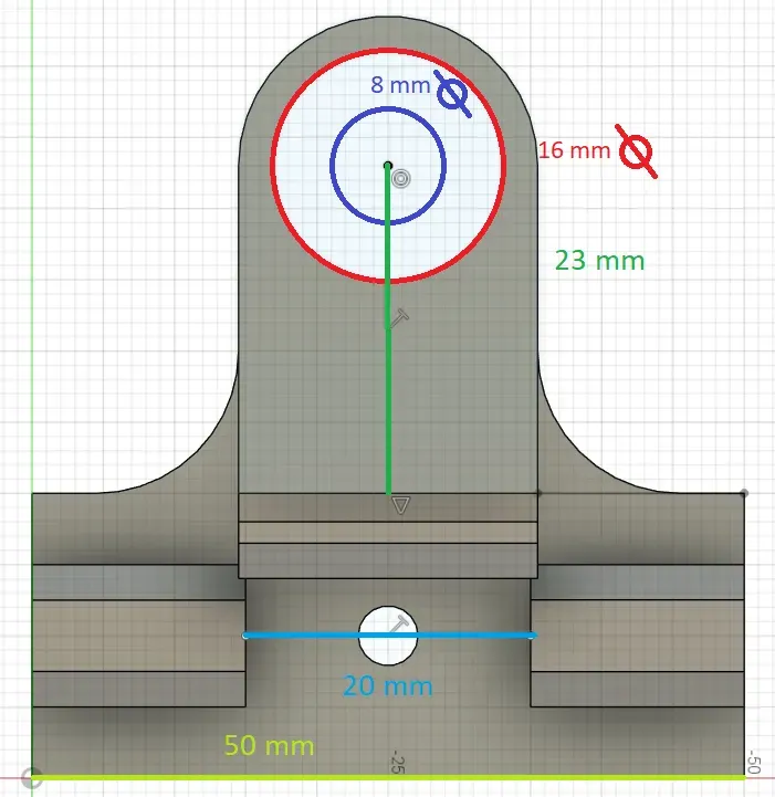 T8 torx vida için V yuvası desteği