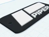 Piper logo key chain-3