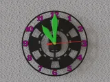 Casino 2 wall clock-0