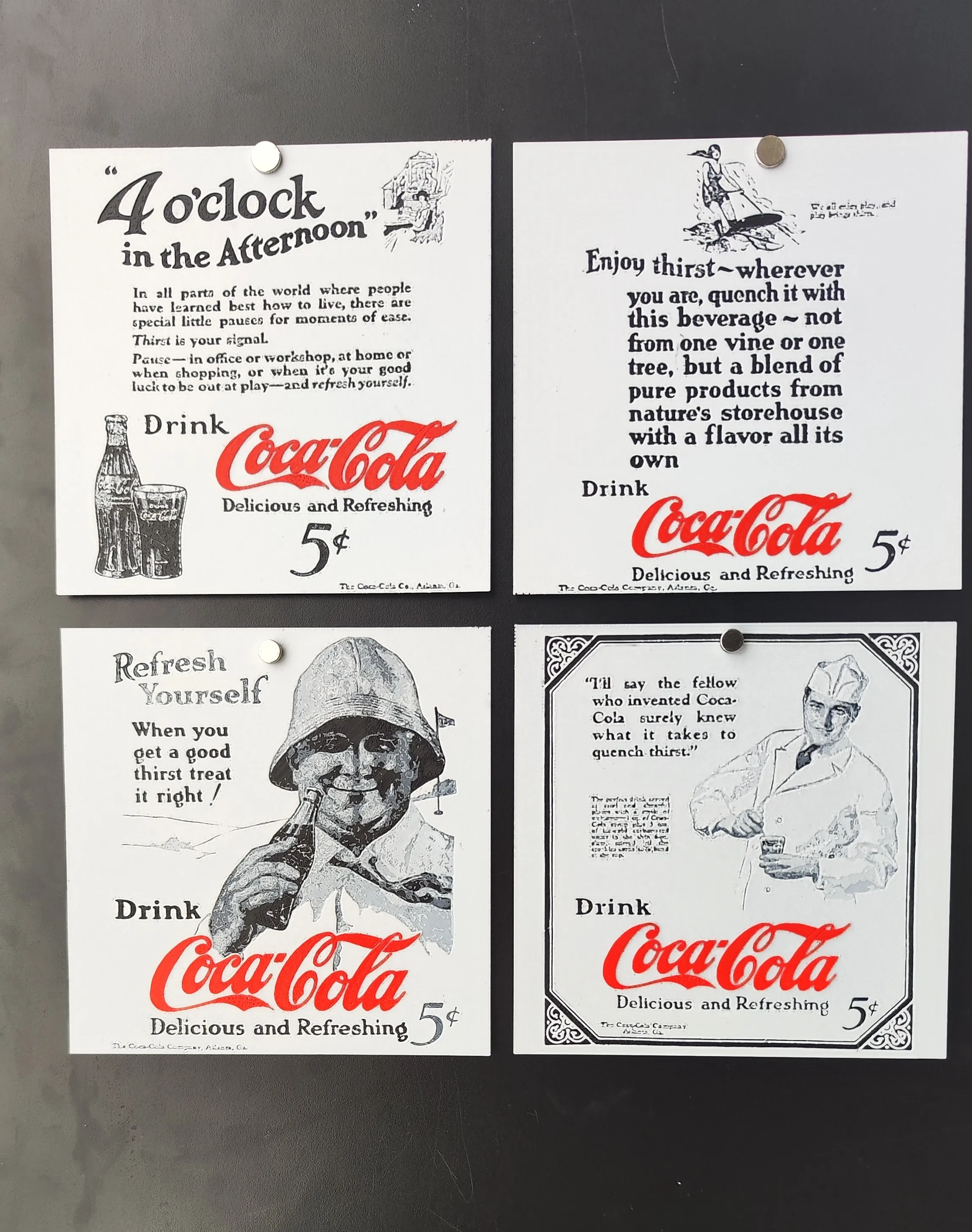 Coca cola Vintage advertising set - hueforge