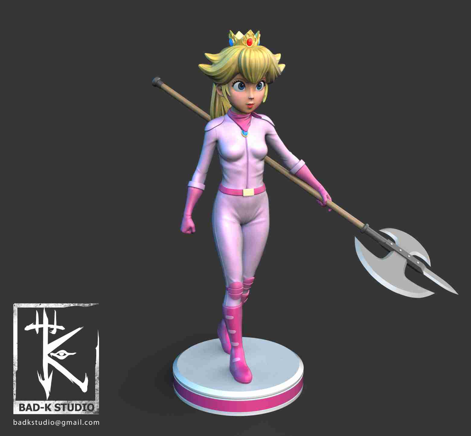 PRINCESS PEACH SUPER MARIO BROS 3D PRINTING MODEL | 3D models download ...