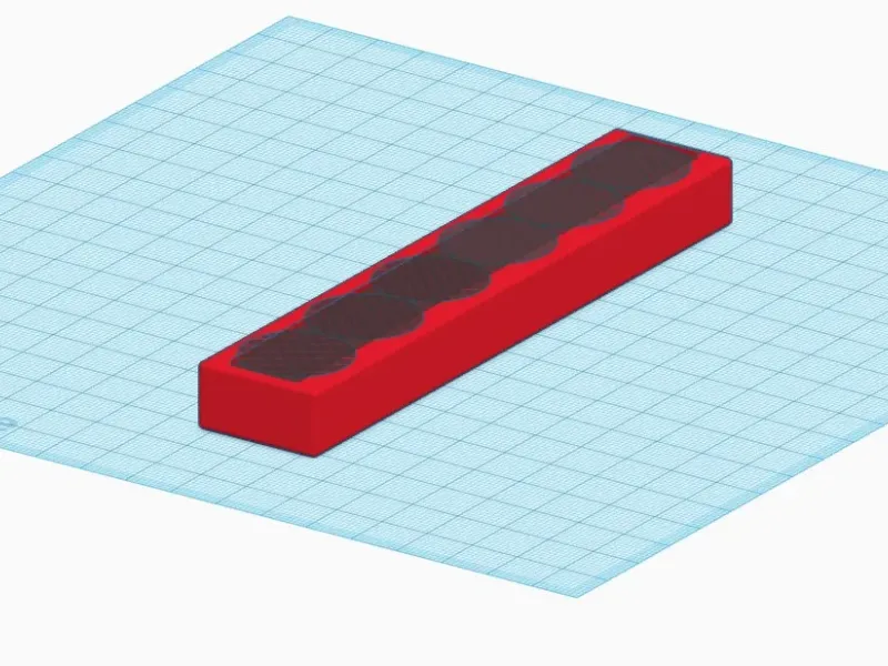 21700 battery holder with hole