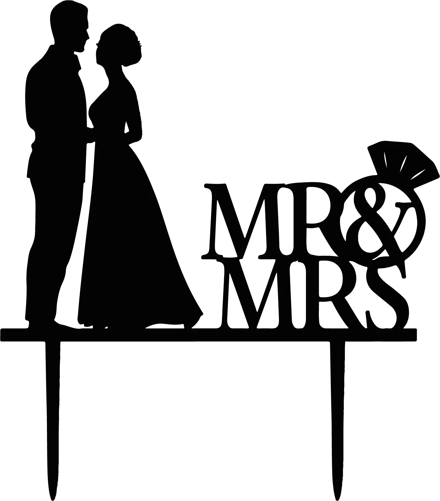 CAKE TOPPER FIVE DESIGNS - CUSTOM