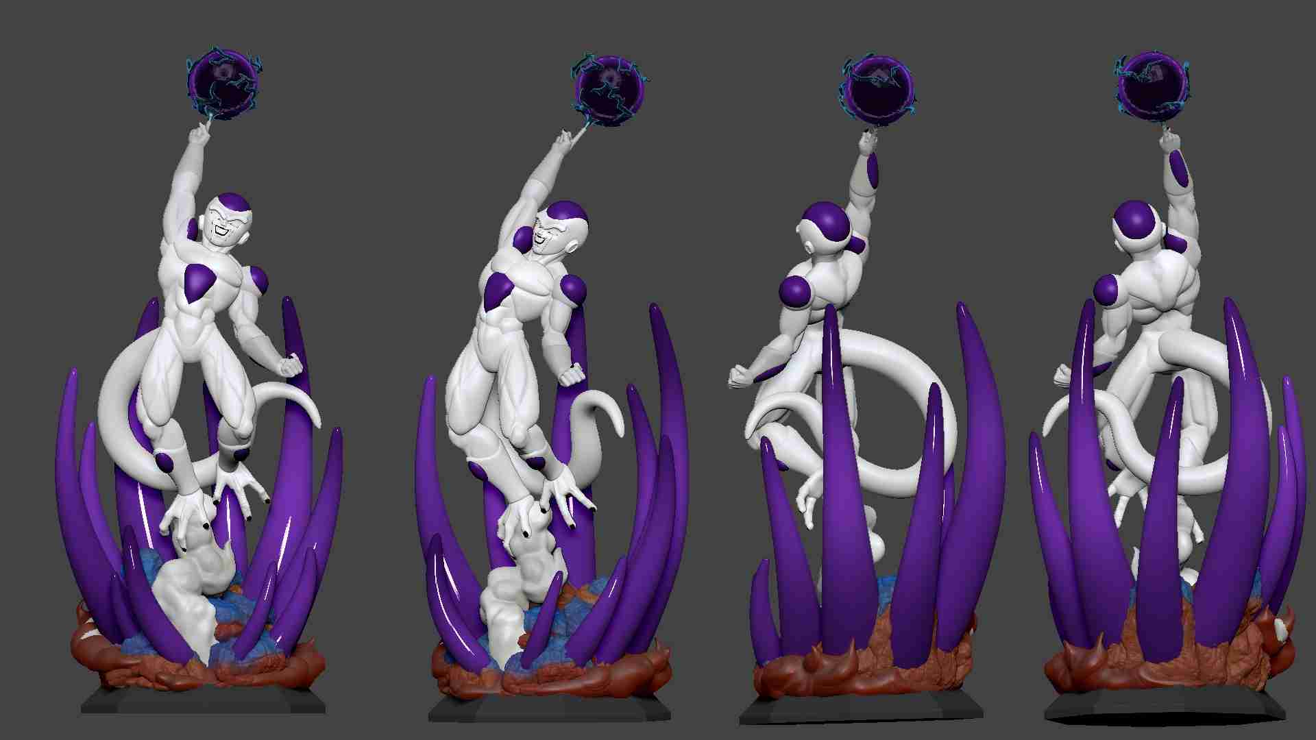 Dragon Ball Z Frieza fan art | 3D models download | Creality Cloud