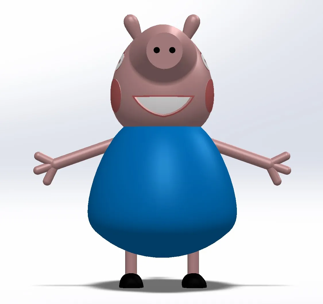 George Pig, Peppa's brother