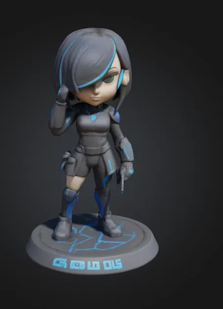 Anime style - obsidian series - AYLA – The Pulse Hacker