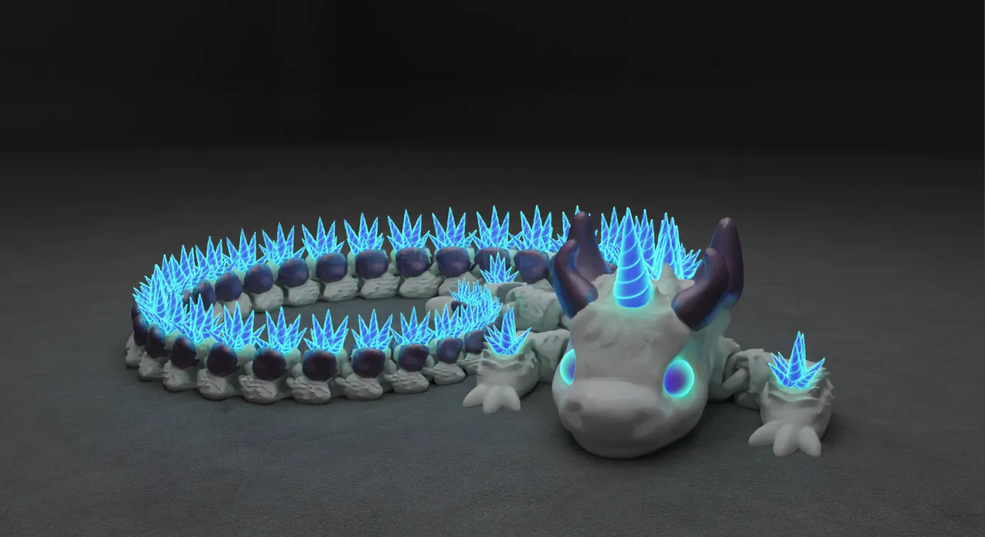 Print in Place Articulated Unicorn Dragon