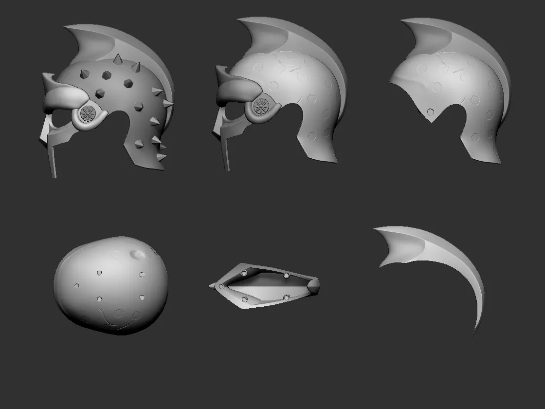 Gladiator Helmet 3d digital download