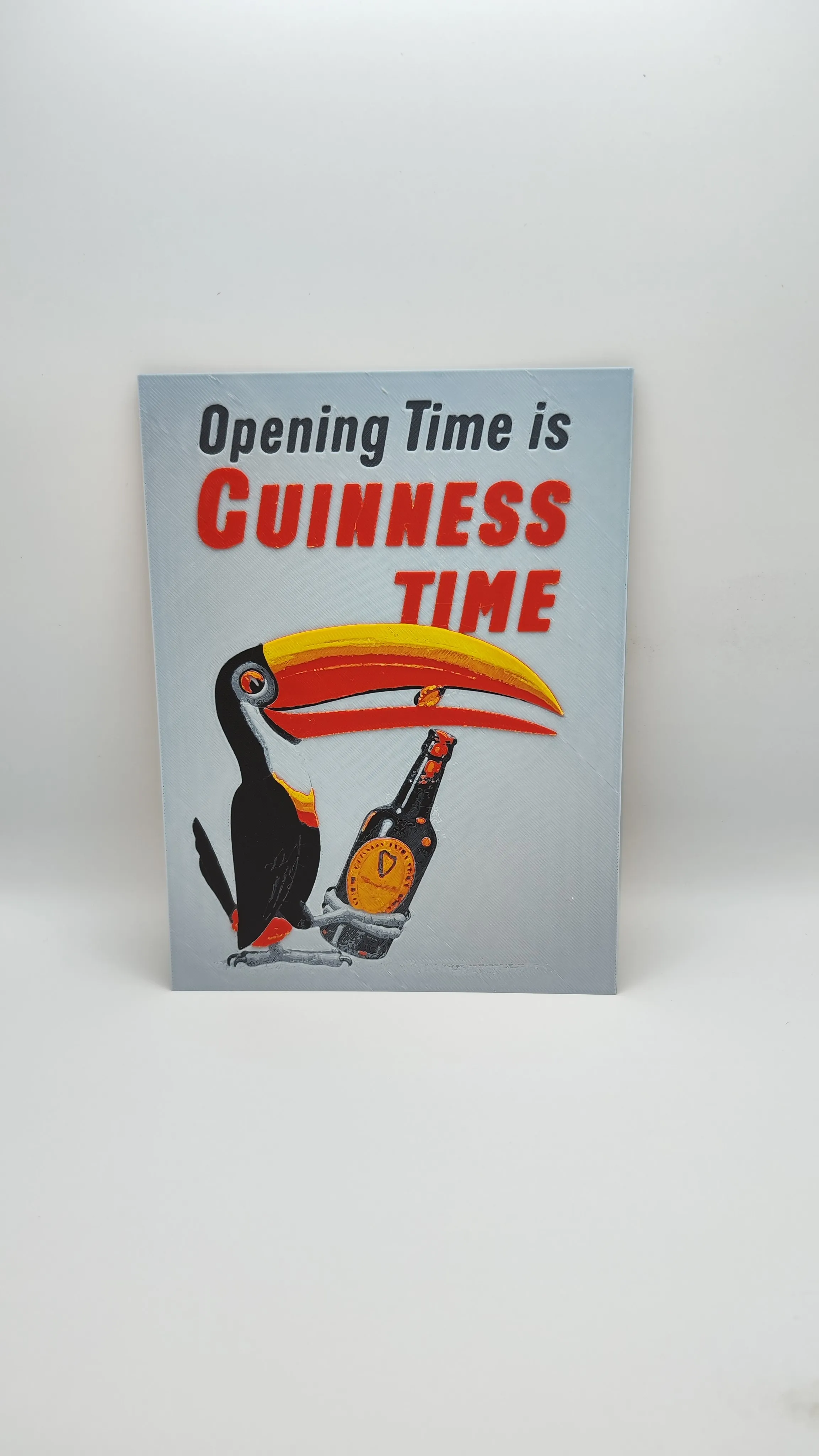 Vintage Guinness advertising poster 01 - Hueforge
