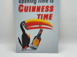 Vintage Guinness advertising poster 01 - Hueforge