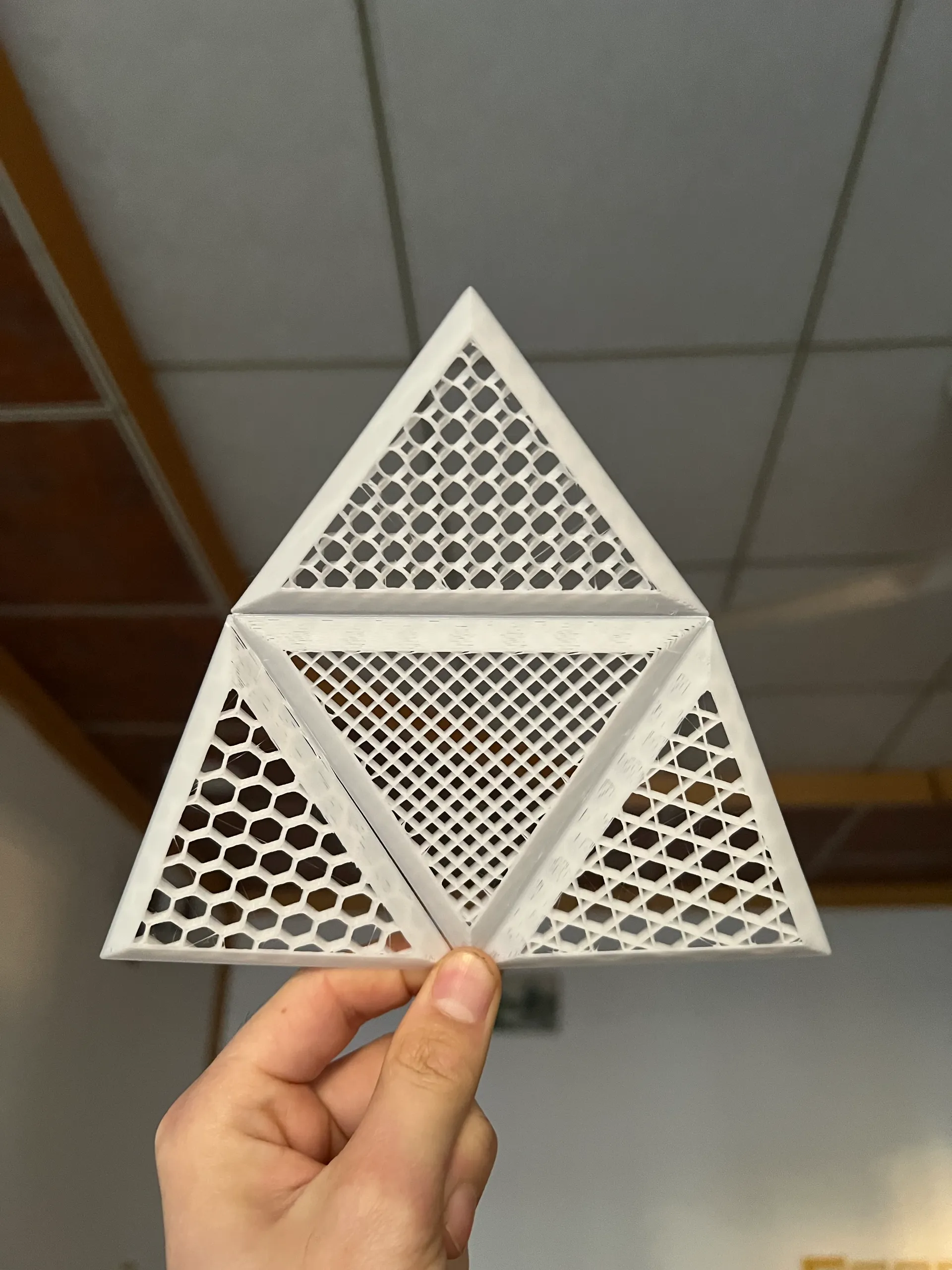 Modular Infill Pyramid – Multi-Pattern Geometric Design