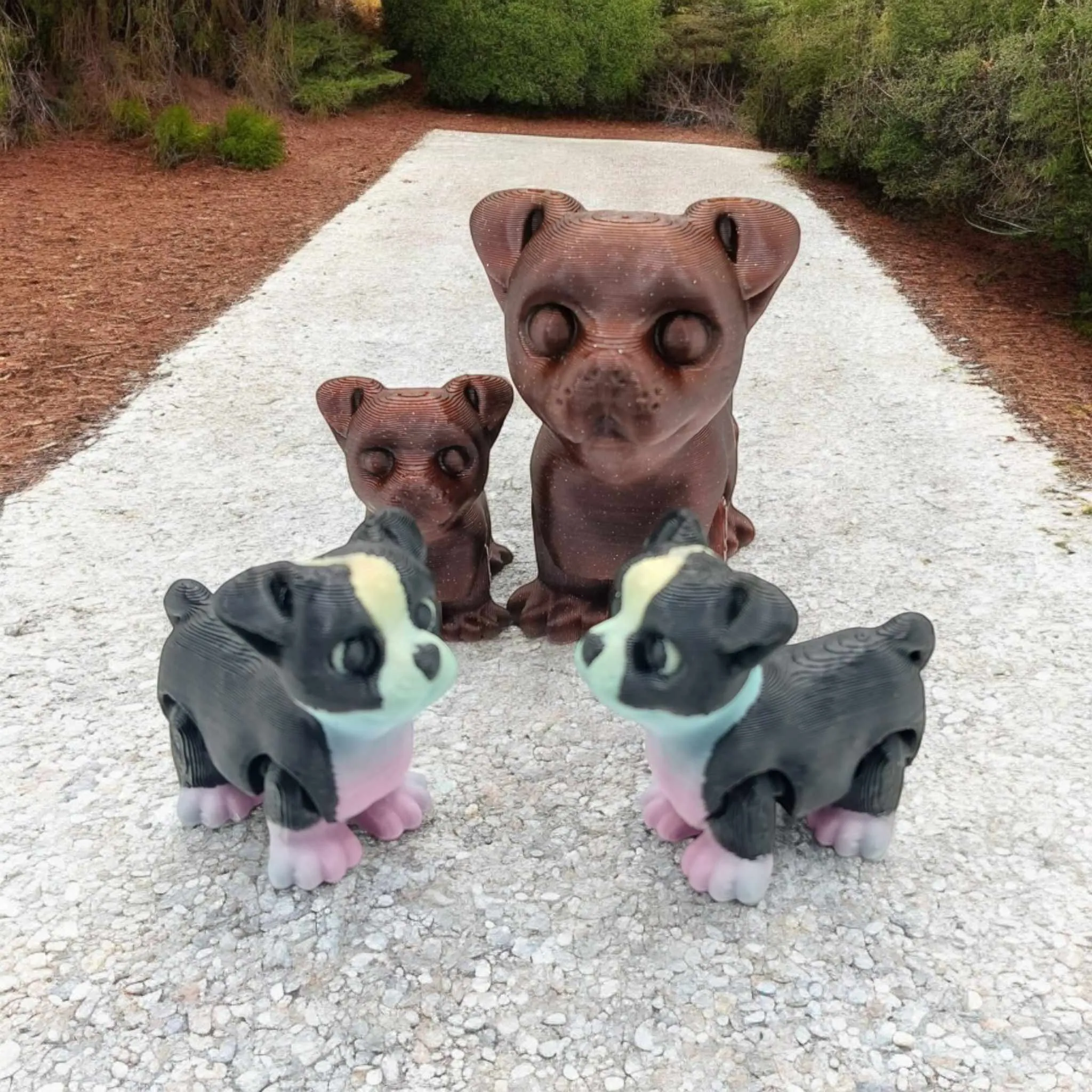 Boston Terrier Pup Articulated