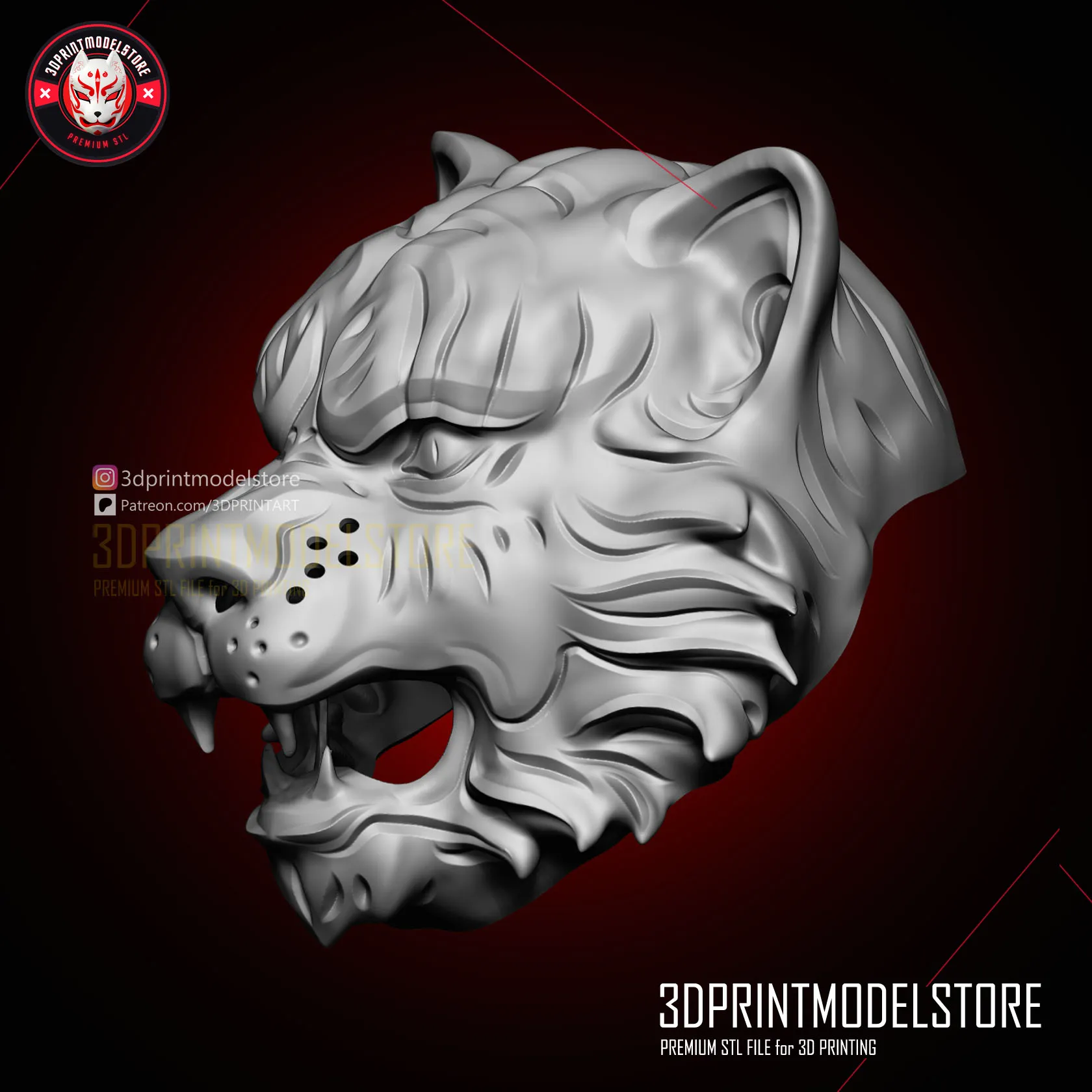 Tiger Mask - Anime - Premium STL for Cosplay