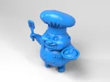 Cartoon chef doll-4