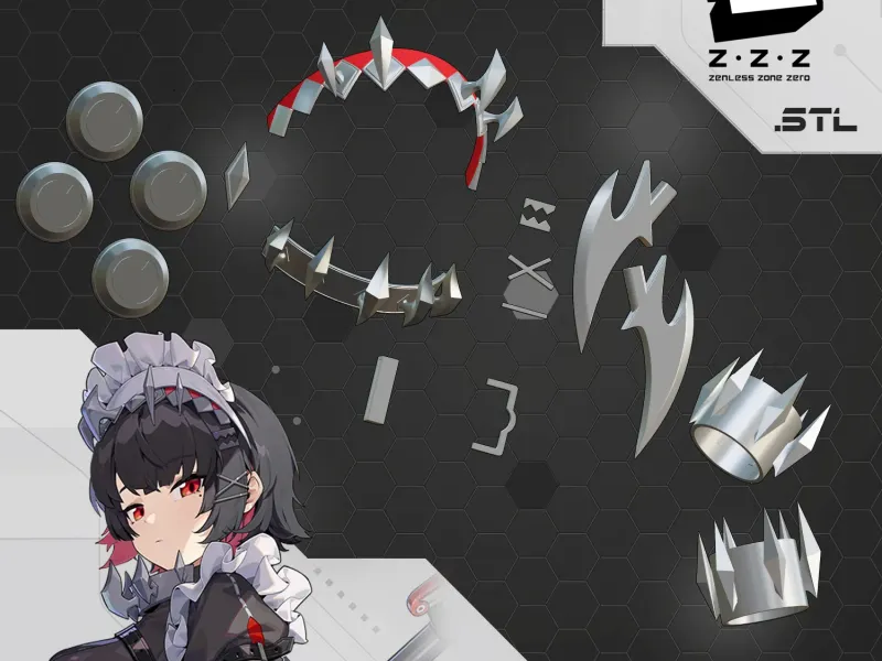 Ellen Joe accessories set ZZZ Zenless Zone Zero cosplay